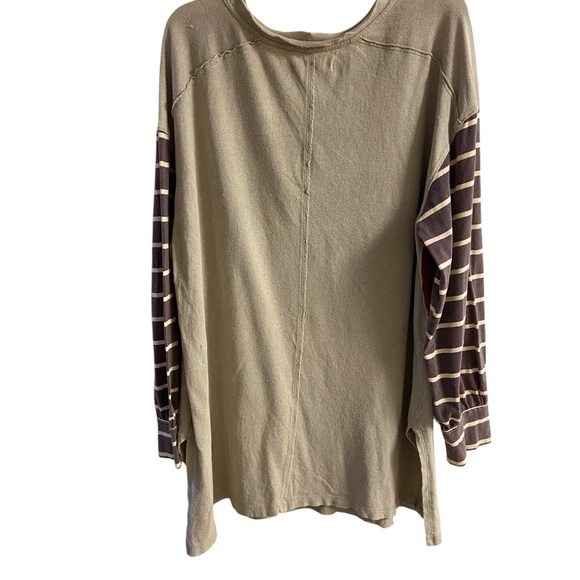 We The Free crewneck tee tunic top cream Large - Picture 2 of 6